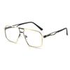 New Fashionable Double-barrel Eyeglass Frame - Luxurious Lightweight Metal Frame - Anti-blue Light Eyeglass Frame6001