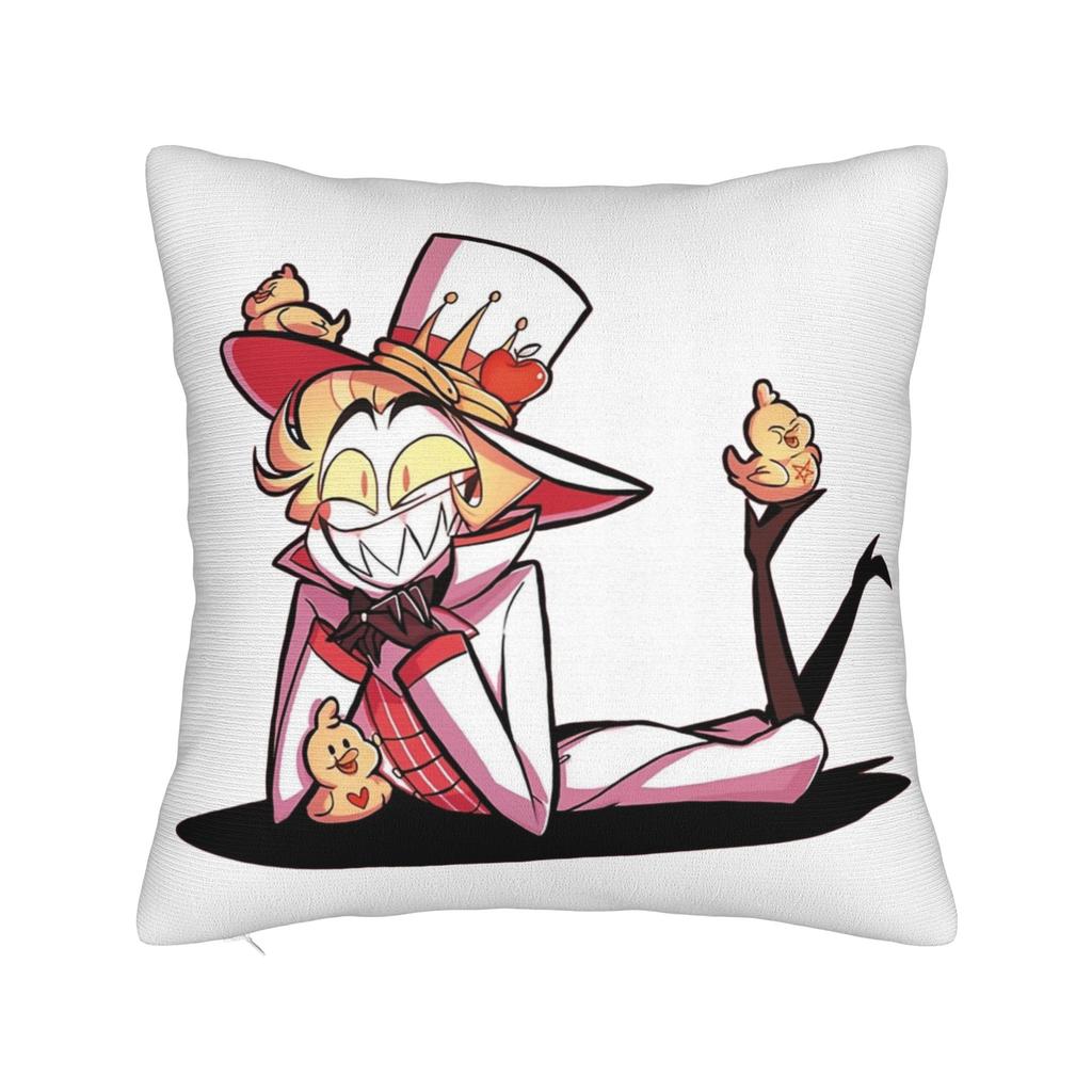 Lucifer Hazbins Hotels Pillowcase Soft Polyester Cushion Cover Gift  Pillow Case Cover Bedroom Square 40X40cm