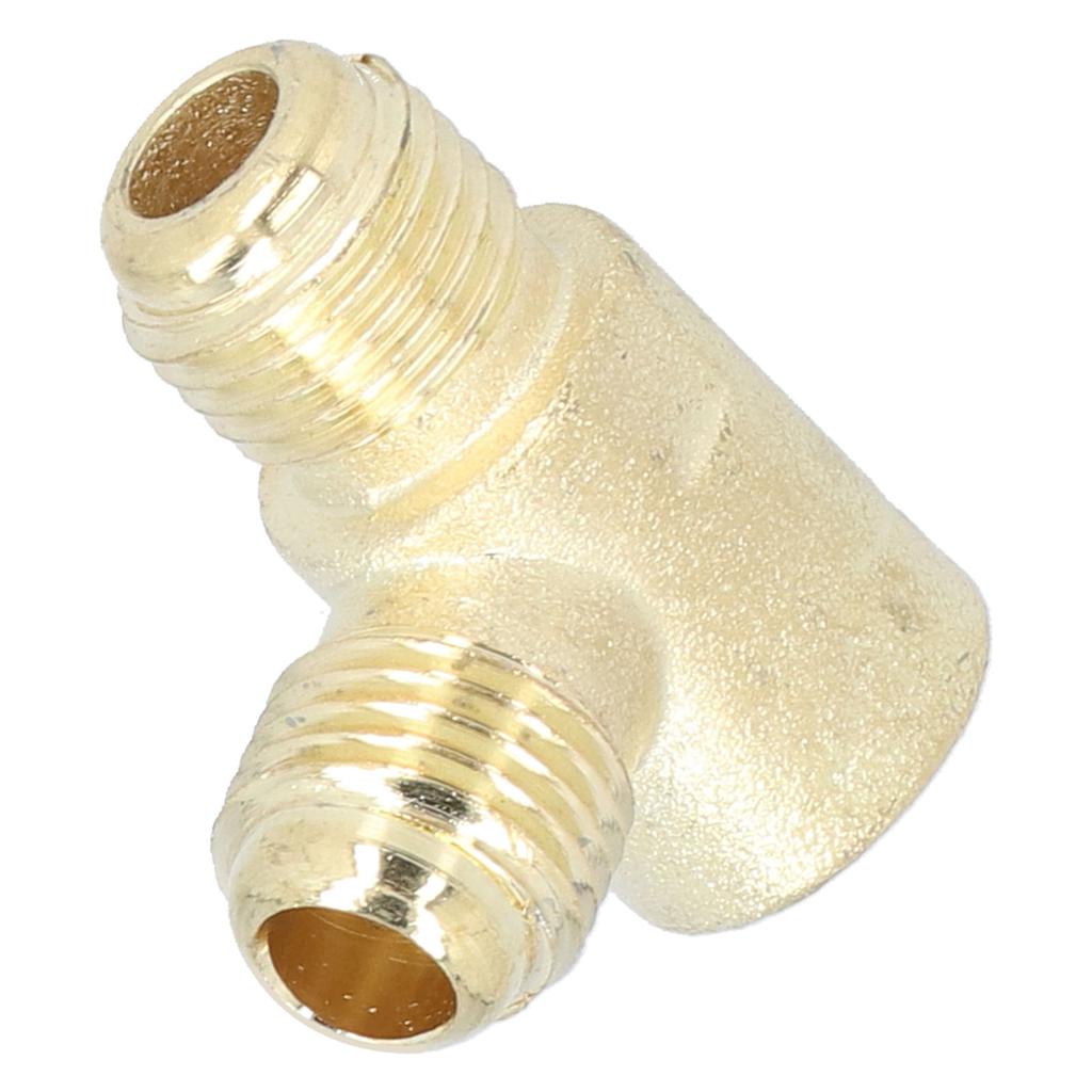 2Pcs Tee Adapter Oil Free Machine Check Valve Threaded Pipe Connector for 550W Air Compressor