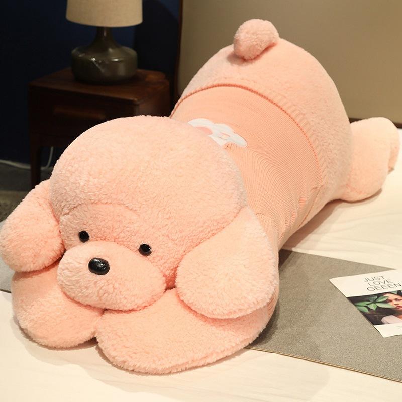 Large Clothed Dog Doll Plush Toy Teddy Dog Doll Children's Soothing Ragdoll Girl Birthday Gift