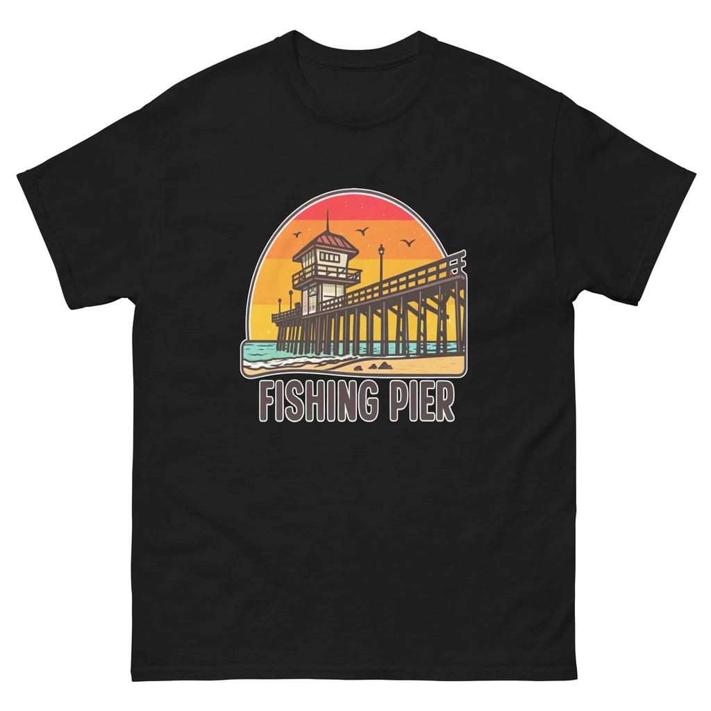Fishing Pier Object Place Item Urban T-Shirt