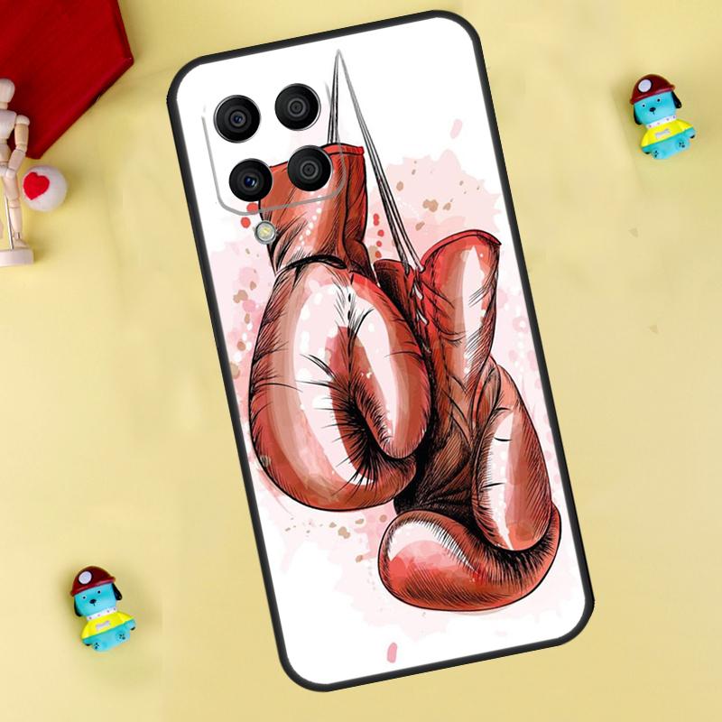 Boxing Gloves Case For Samsung Galaxy M31 M21 M35 M12 M13 M14 M15 M06 M16 M36 M56 M53 M32 M52 M55 M34 M54