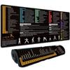 HD Printing Computer Keyboard Pad Anti-Slip Base Office Desk Mat New Keyboard Pad  Office Workers