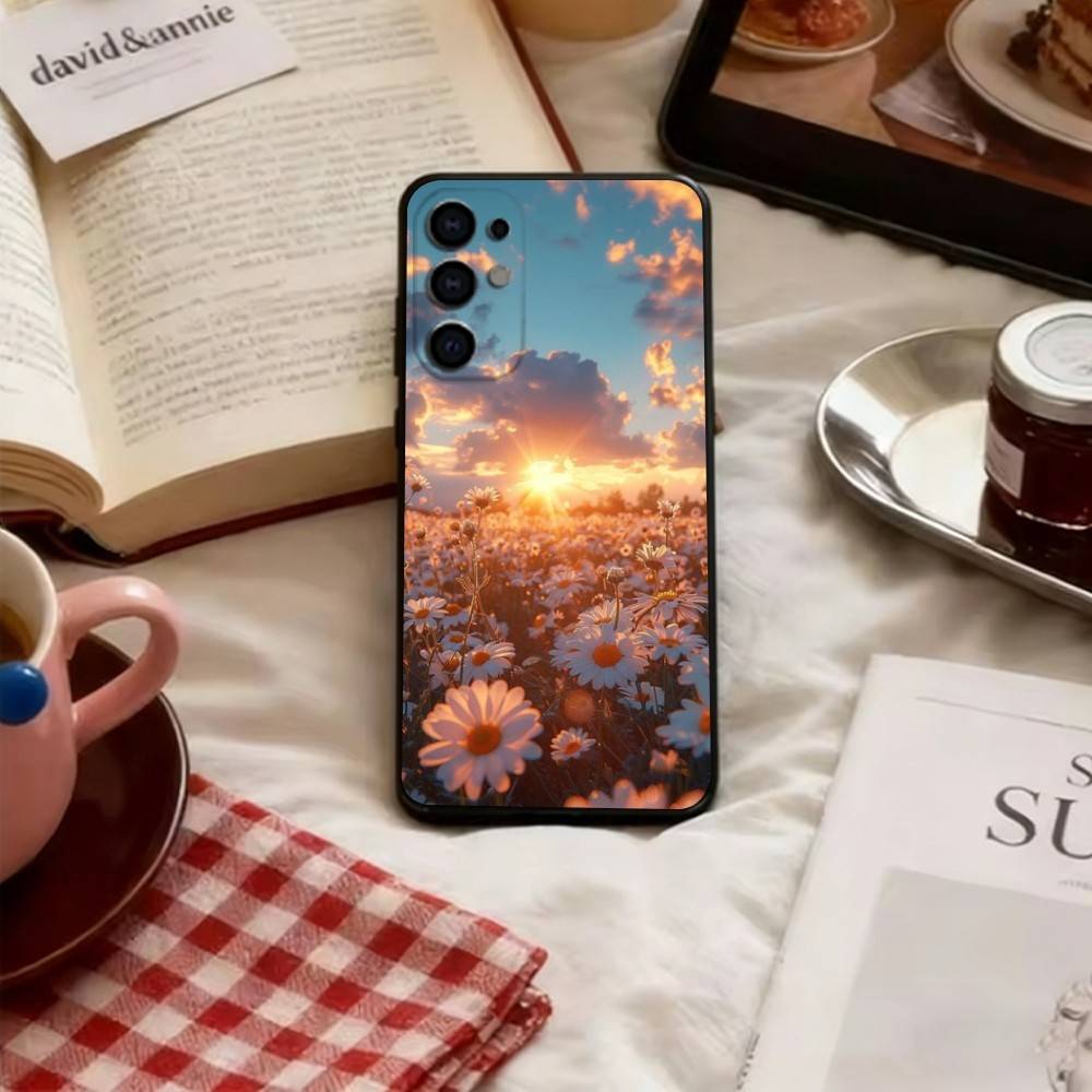 

Flower Sea Phone Case For Samsung S25,S24,S21,S22,S23,S30,Ultra,S20,Plus,Fe,Soft Silicone Black Cover Samsung S20fe