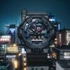Casio Męski zegarek kwarcowy żywiczny GA-700BMC-1A, analogowy, odporny na wstrząsy, wodoodporny do 200M