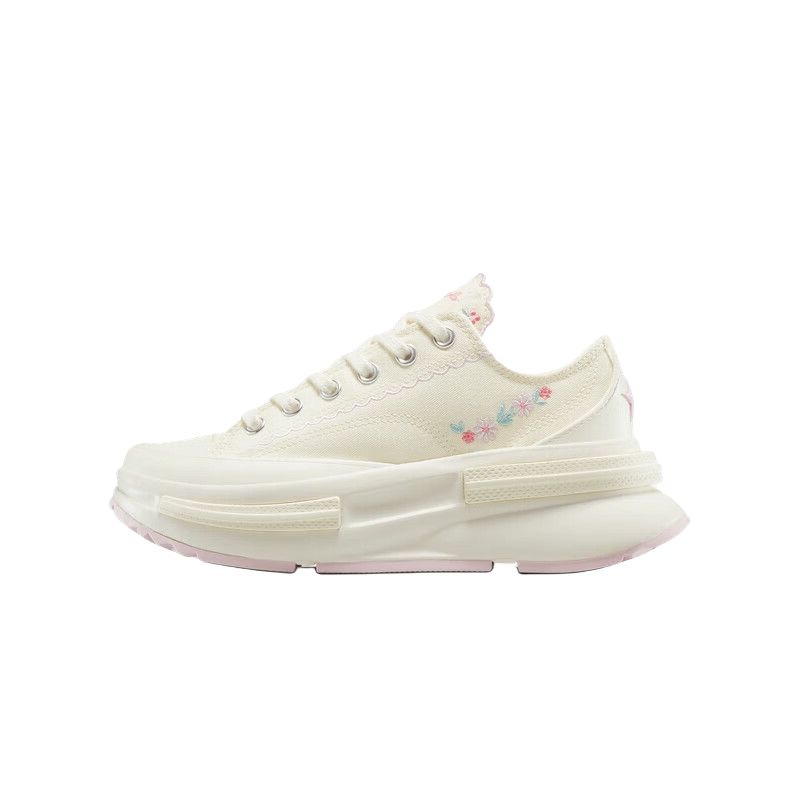 

Converse Run Star Legacy CX Low Top White Floral Embroidery Unisex Platform Sneakers A15091C 45