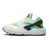 Nike Air Huarache Run White Clearwater Flash Lime Women's 634835-100