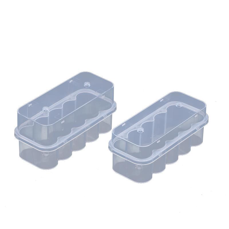 10Slot Vial Storage Case 5Pcs 7ML 10ML Clear Plastic Microtube Holder for Science Lab Organization