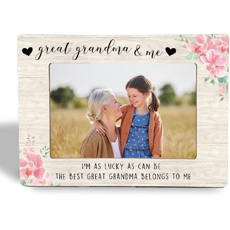 Mimi Gifts Picture Frame - Mimi Gift Wooden Photo Frame 4x6, Home Decor and Grandmother Gift Great Grandma