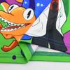 Children'S Cartoon Digital Printing Clothing, Medium And Large Children'S Short-Sleeved Loungewear Set 91015