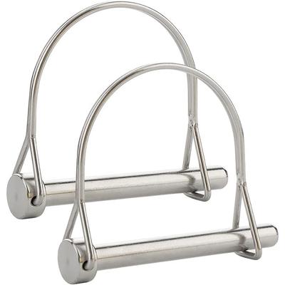 2-Pack Marine Grade 316 Stainless Steel Safety Pins – 5/16" X 2-3/4" (8x70mm) Heavy Duty Locking Pins For Trailer, Boat, Farm
