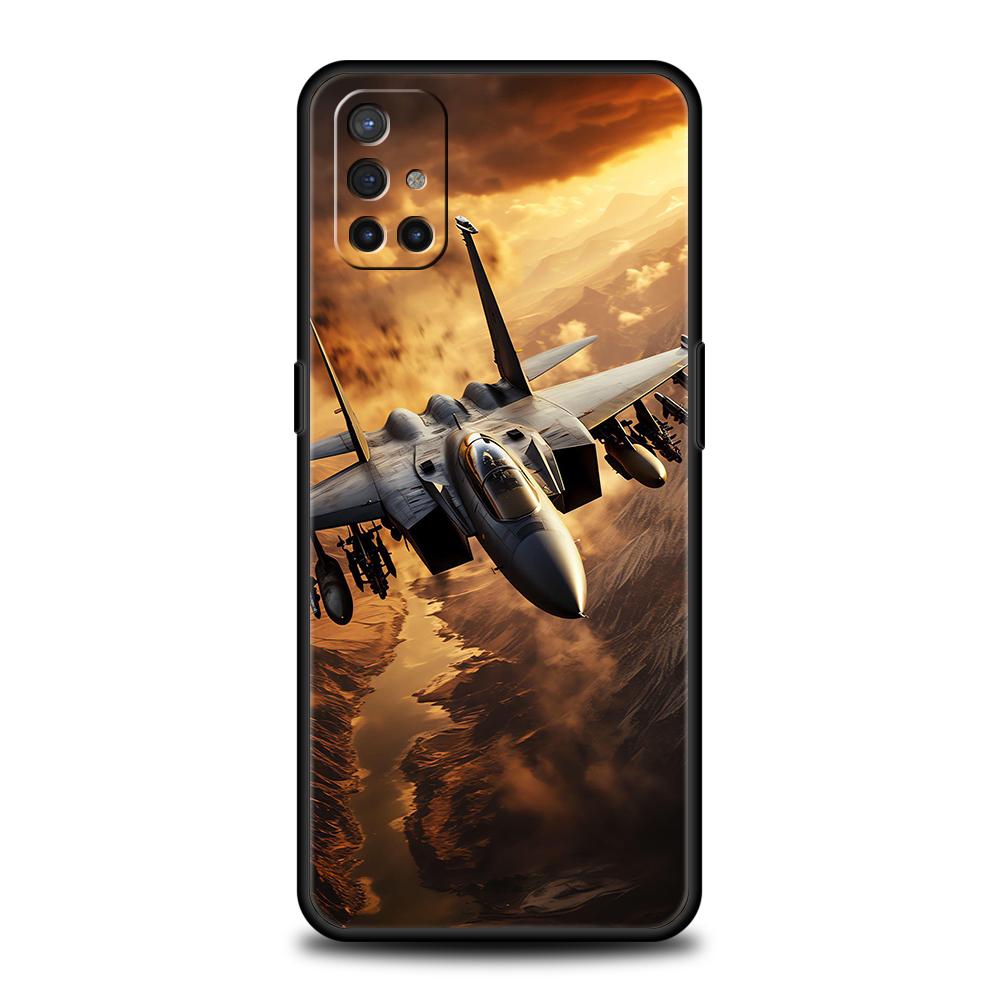 

Phone Case For Oneplus 13R 12R 13 12 10T 10R Nord N100 N200 N10 10 9 9R 9RT CE 2 Z Pro 5G Soft TPU Cover Fighter Plane Funda Bag OnePlus 9R