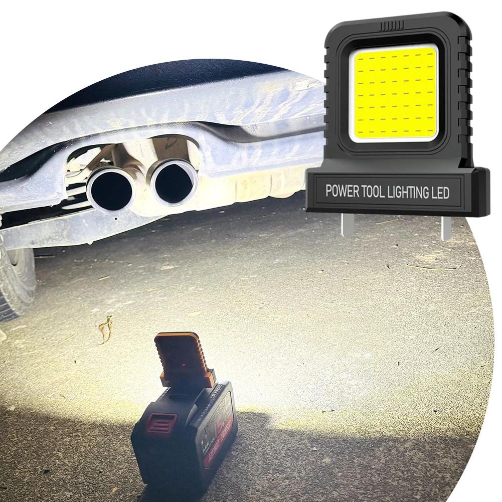 14W LED Power Tool Parts For Makita For Milwaukee For Bosch For DeWALT For Parkside For Hitachi Lithium Battery Work Lamp Lights