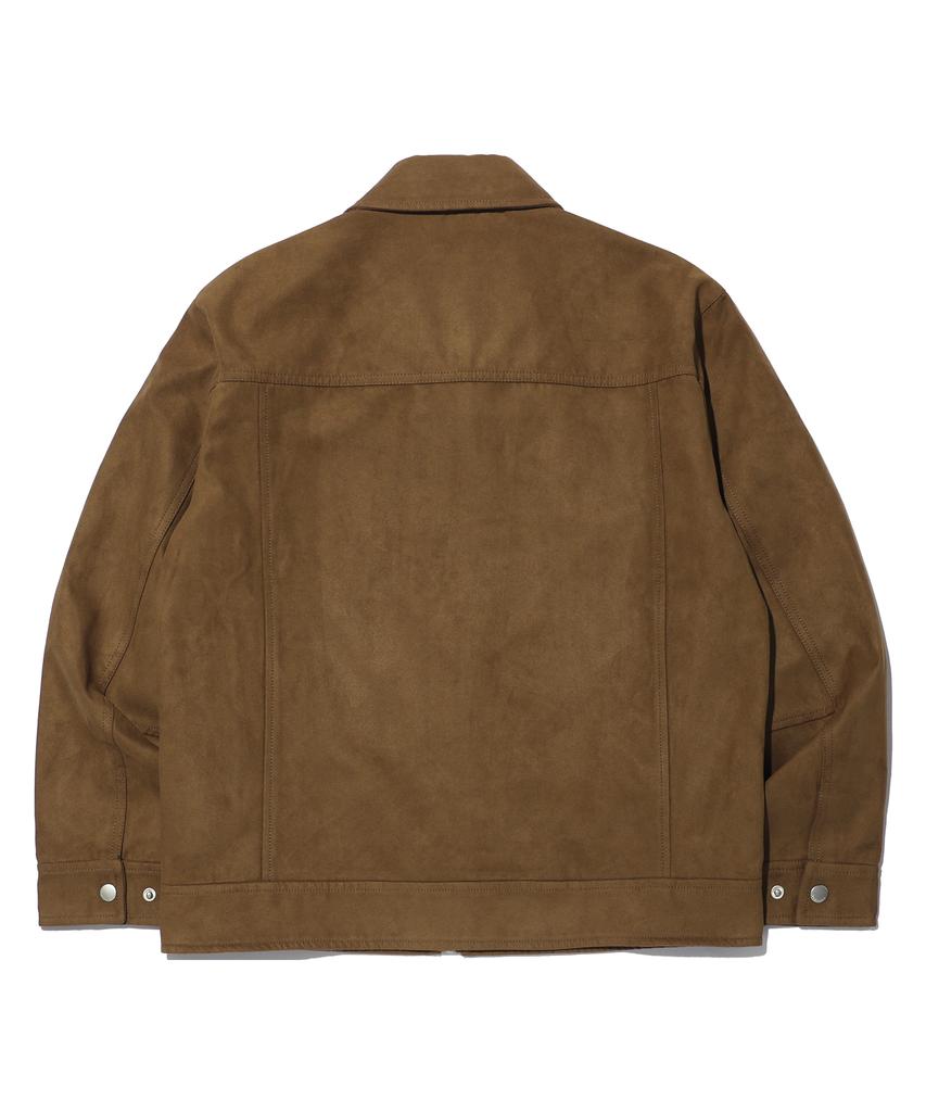 Significant Suede Incision Blouson Jacket Lq1Ju011_Brown