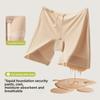 Women's Spring and Summer Thin Anti Slip Traceless Ice Silk Non Crimped Mid Waist Safety Boxers