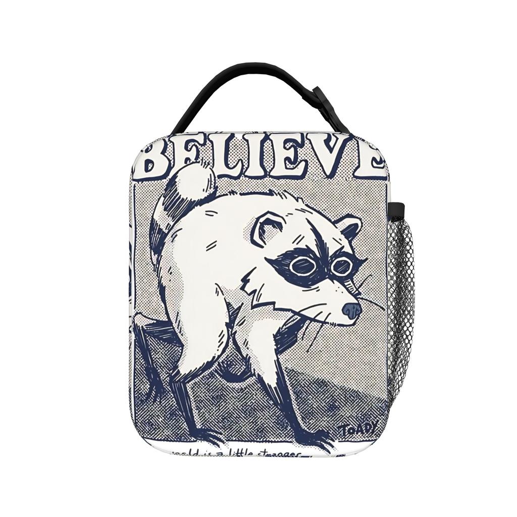 Jimothy Raccoon Meme Insulated Lunch Bags Cooler Bag Reusable,Meal Container Large Tote Lunch Box Men Women Beach Picnic