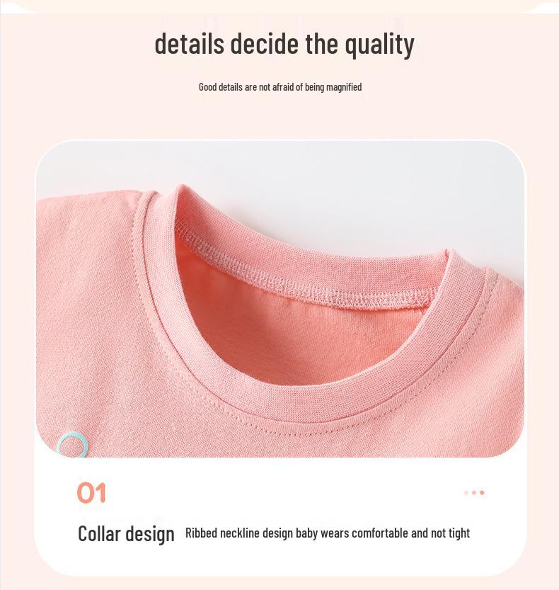 Summer 2026 Girls' Animal Print Short-Sleeve T-Shirt - European and American Fashion, Round Neck Children's Tee