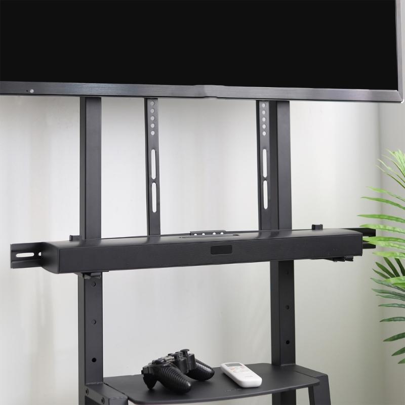 Adjustable TV Soundbar Bracket Made Of Steel for VESA 800x400mm TVs Easy Installation Mounting Bracket Heavy Duty