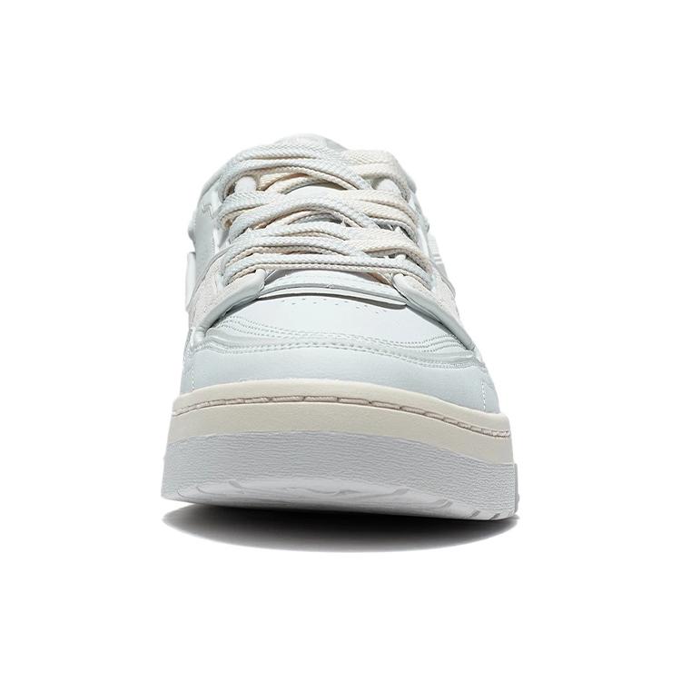 New LiNing 001 BTC BTC Lightweight And Breathable Low Top Skateboard Shoes Frost White Gray AGCS023-5