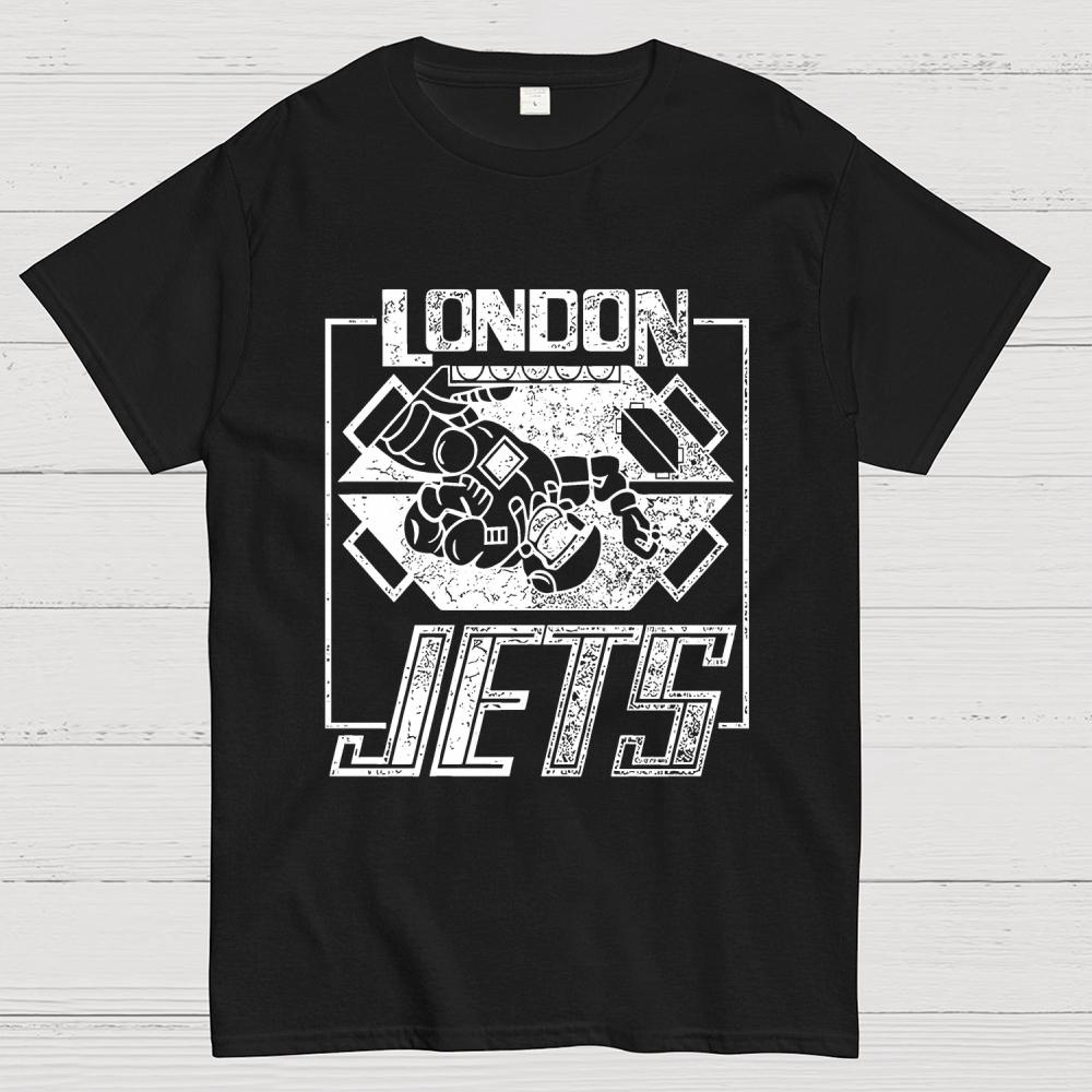 London Jets Unisex 100% Cotton Summer Casual Cool Loose T-Shirt