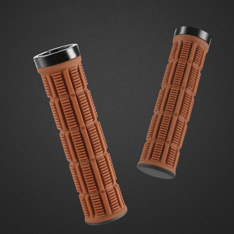 1pair Durability Mountain Bike Grip Ergonomic Comfortable Handlebars Grip for City Commuting