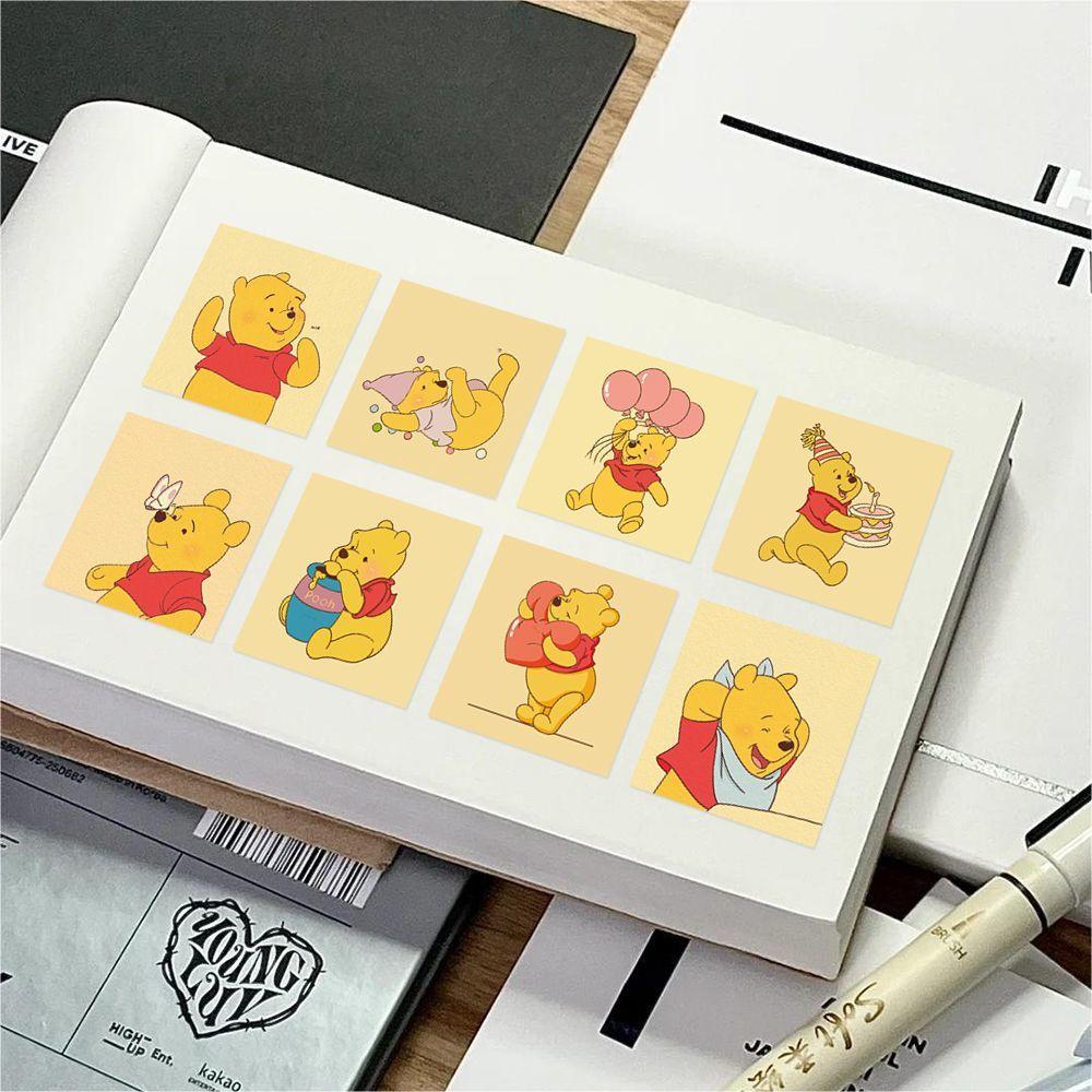 

Popular Winnie The Pooh Super Cute Cartoon Waterproof Roll Sticker Desktop Bedroom Wall Mobile Phone Case Water Cup DIY Sticker 500 sheets