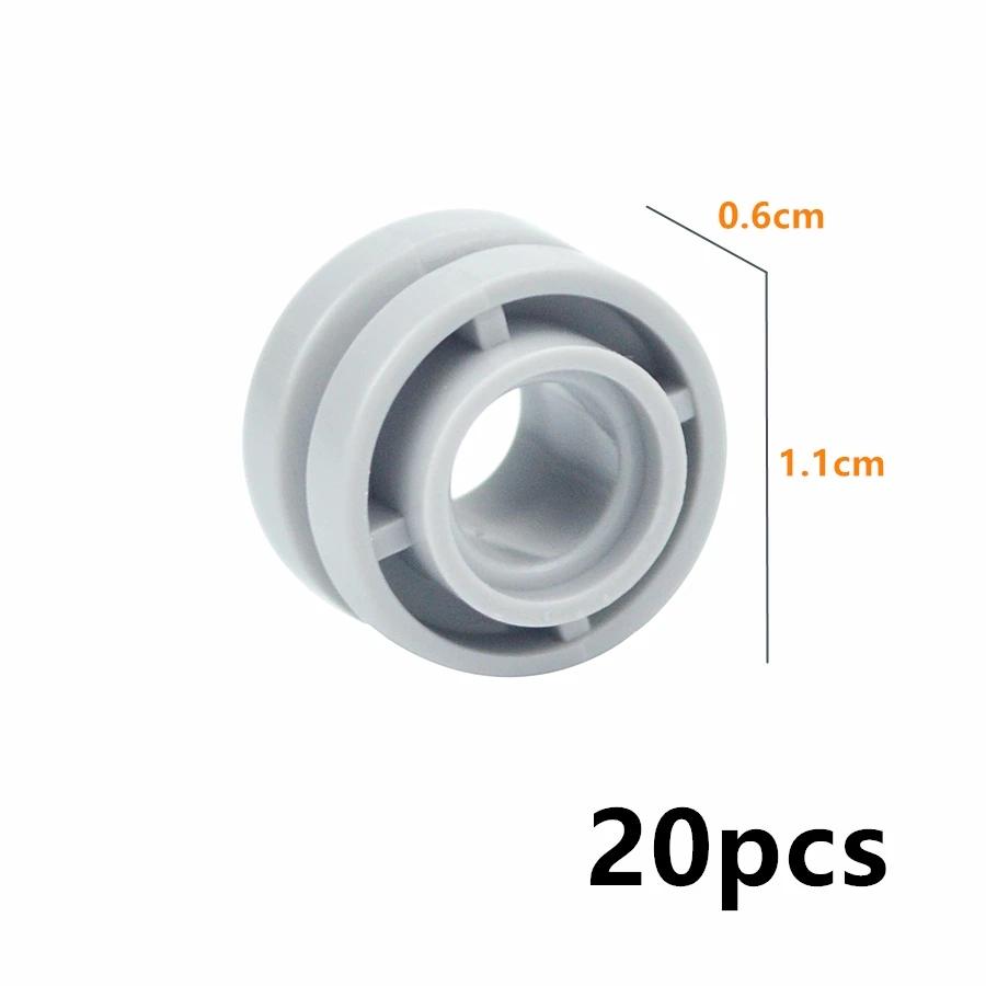 Technical Parts Building Blocks Link Chain Tank Belt Track Wheels Truck Car Gear MOC Bulk Brick Toys 3711 3873 88323 57519 4185