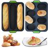 Food-Grade High-Temp Rectangular Silicone Cake & Baguette Mold