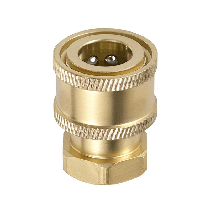 Foam Pot Adapter & Quick Connect Spray Nozzle with Fan-Shaped Water Gun and Copper Connector
