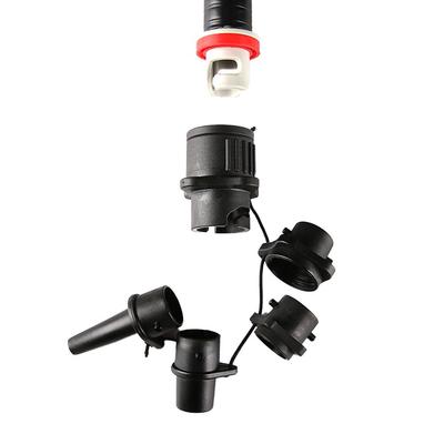 Aufblasbare Pumpe Adapter Multifunktionaler Luftpumpenkonverter 4 Standards Konventioneller Luftventilaufsatz für Aufblasbares