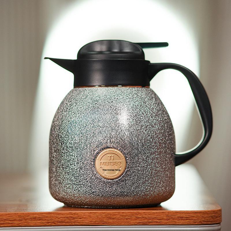 

Miso Pure Titanium 1400ml Large Thermos with Tea Separator - Health Gift Kettle with Engraving Option 1400ml
