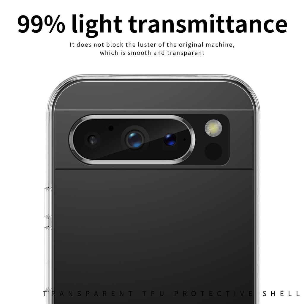 MOFI Mobile Phone Cover for Google Pixel 8 Pro,Transparent Cell Phone Case Anti-scratch Shell