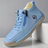 Dames Buiten Plus Size Sneakers Mode Casual Enkellaarzen met Rits aan de Zijkant, Klassieke Retro Stijl Schoenen, Damesschoenen