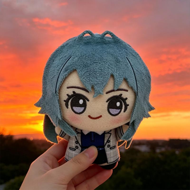 12cm Gakuen IDOLM Plush Toy Cartoon Cute Enthusiast  Gift for Fans Companion Gift Cosplay  High-quality Bag Pendant Keychain