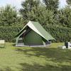 Family Tent with Roof Green and White 220 x 220 x 184 cm