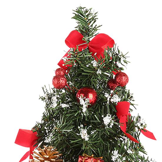Christmas Tree Artificial 3D Colorful DIY Shiny Small Xmas Tree Holiday Supplies