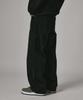 Beodeonteu Garment Dyed Cut-Out Pocket Wide Twill Pants [Black]