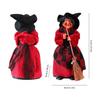 Witch Statue for Halloween Decor Small Hanging Witch Figurine Spooky Halloween Witch Ornaments Statue Set for Haunted