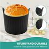 1Pc Air Fryer Silicone Basket Silicone Mold Air Fryer Egg Silicone Cupcake Baking Cups Ramekins For Air Fryer Ovens