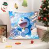 1PC Cute cartoon Doraemon Pillow Case Square  Bedroom Sofa Leisure Comfort Cushion Car Home Decoration