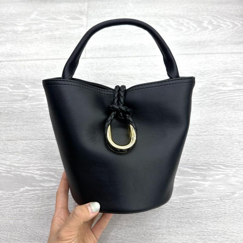 Vintage Soft Leather Tote Bag Shiny Woven Crossbody Printed Square Women