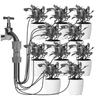 Drip Watering Systems Multiple Plant Watering Solution with 10 Emitters for Home Gardens Balconies Office Potted Plant