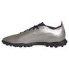 Adidas Predator League TF NIS10 Futsal Platinum Size Cm Shoes, Metallic/Aurora Black/Turbo (IF6376), 27.5