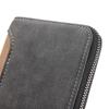Zipper Business Clutch Bag Leather Men Card Holder Fashion Long PU Wallet  Unisex