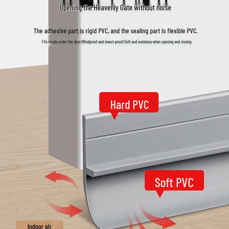 Self-Adhesive Soundproof Door Seal Strip for Windproof and Anti-Theft Protection