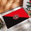 Brentford Football Print Crystal Velvet Rug, Comfortable Water Absorbent Non Slip Indoor Floor Carpet