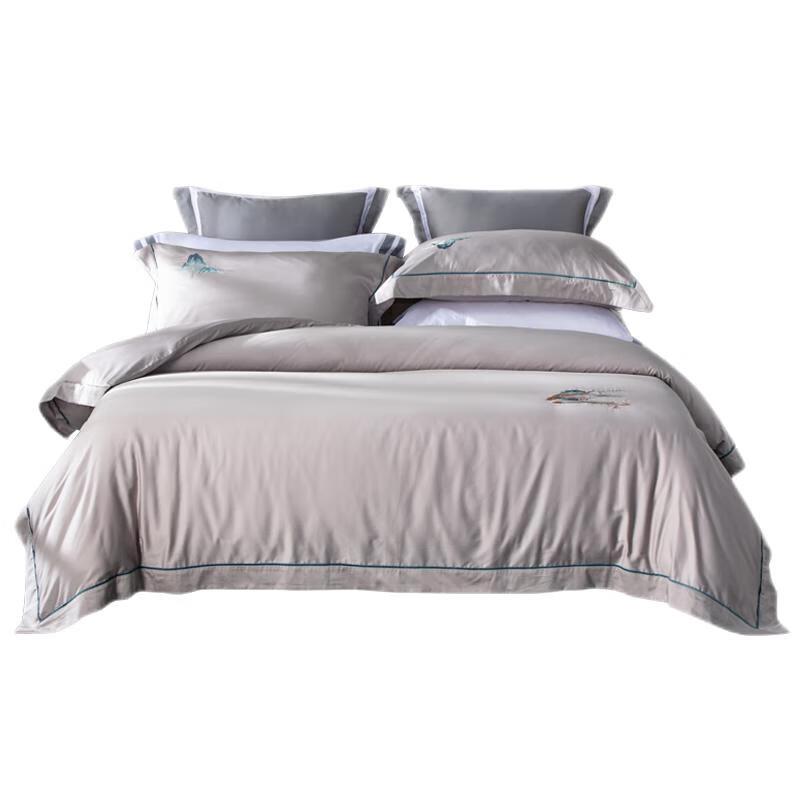 Dohia Long-Staple Cotton Four-Piece Bedding Set