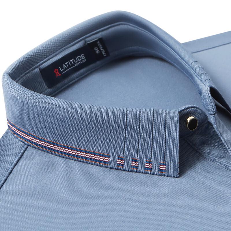 MONTAGUT Men's Silk Blend Brushed Polo Shirt