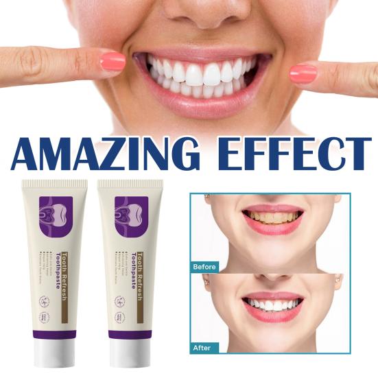 Yousheng 1/2Pcs 100G Whitening Toothpaste Freshening Breath Stain Removal Oral Health Enamel Protection Sensitive Teeth Cleaning Brightening