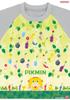 Kaitak Family Pikmin Kids' Light-Up Pajamas with Rings, Short Sleeves, and Shorts, Summer, Sizes 120cm, 130cm, and 140cm (140cm, Gray)